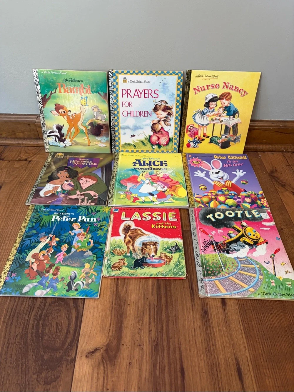Vintage Little Golden Books Lot Of Nine